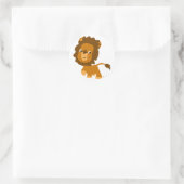 Cartoon Inhoud Lion sticker (Tas)