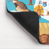 Cartoon Kaart van Arizona Muismat (Hoek)