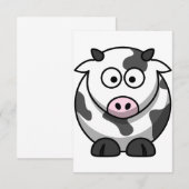 Cartoon Kabeluitnodigingen Kaart (Voorkant / Achterkant)