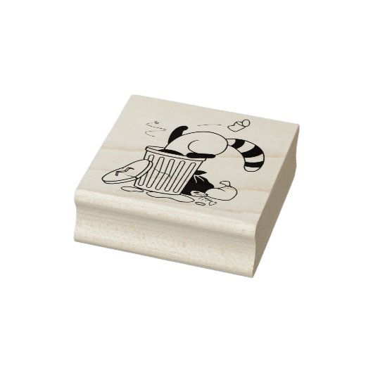 Cartoon kan terugvallen 	rubberstempel (Stempel)