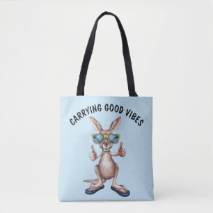 Cartoon Kangaroo Draagtas