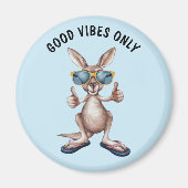 Cartoon Kangaroo Magneet (Voorkant)