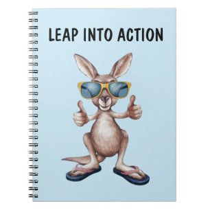 Cartoon Kangaroo Notitieboek