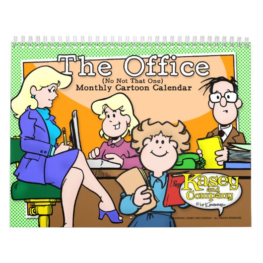 Cartoon Kantoor Kalender (Hoes)