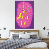 Cartoon Karakter Single Wall Art Canvas Afdruk (Insitu (Slaapkamer))