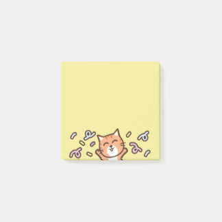 Cartoon kat memo post-it® notes