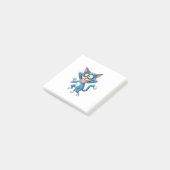 Cartoon Kat Post-it® Notes (Schuin)