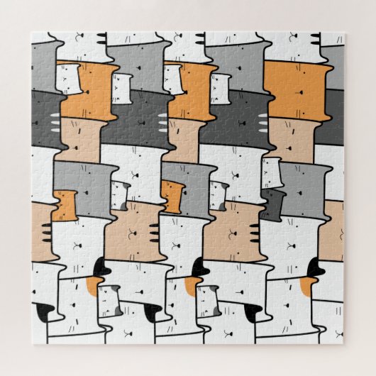 Cartoon katten en huisdieren legpuzzel (Horizontaal)