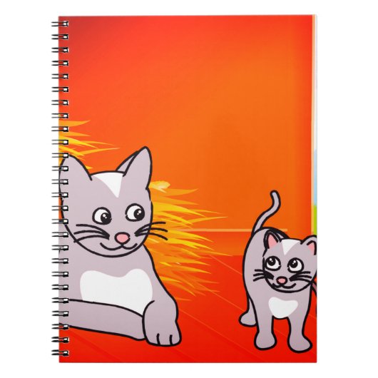 Cartoon Katten Notitieboek (Voorkant)