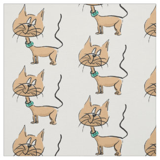 Cartoon katten stof
