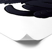 Cartoon kattenillustratie poster (Hoek)