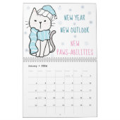 Cartoon Kawaii Cat Kalender (Jan 2026)