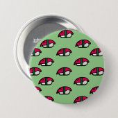 Cartoon Kawaii Sushi, Button visrijst en zeewier (Voorkant /achterkant)