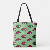 Cartoon Kawaii Sushi, Canvas tas visrijst en zeewi (Achterkant)