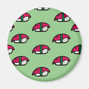Cartoon Kawaii Sushi, Fish Rice & Seaweed Magnet