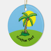 Cartoon keramisch Ornament voor palmbomen (Links)
