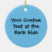 Cartoon keramisch Ornament voor palmbomen (Achterkant)