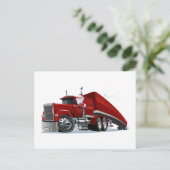 Cartoon kerst briefkaart (Staand voorkant)