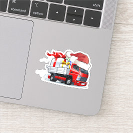 Cartoon kerst sticker