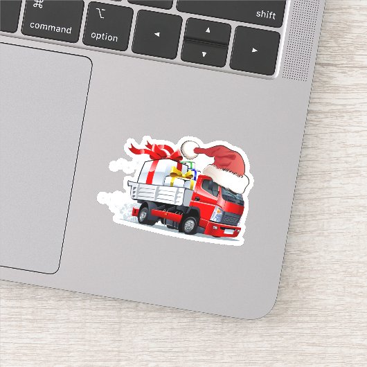 Cartoon kerst sticker (Detail)