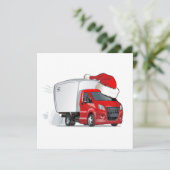 Cartoon kerstkaart (Staand voorkant)