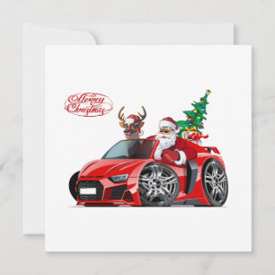 Cartoon kerstkaart