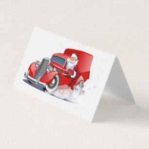 Cartoon kerstkaart kaart