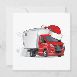 Cartoon kerstkaart met groet