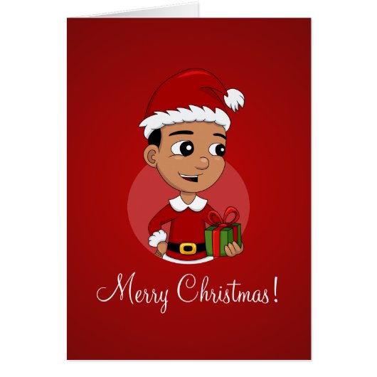 Cartoon kerstman (Voorkant)