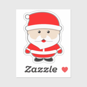 Cartoon Kerstmis Sinterklaas Sticker