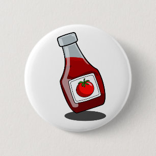 Cartoon Ketchup Button