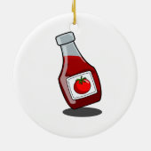 Cartoon Ketchup Ornament (Achterkant)