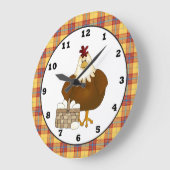 Cartoon Keukenmuurklok Grote Klok (Hoek)