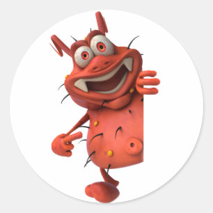 Cartoon kiemen Stickers