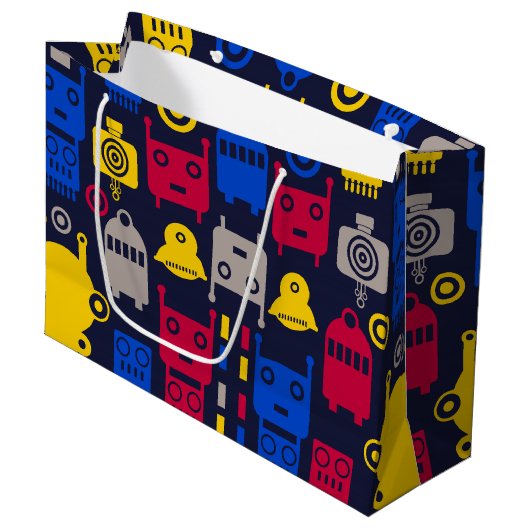 Cartoon Kinder robot Groot Cadeauzakje (Voorkant Gekanteld)