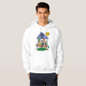 Cartoon Kleurkleur Logo - Hoodie (Voorkant volledig)