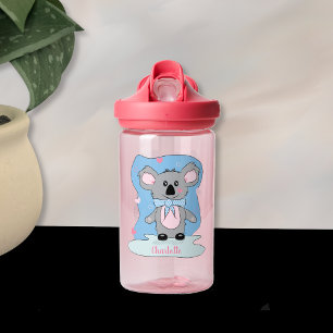 Cartoon Koala Kind Waterfles met naam