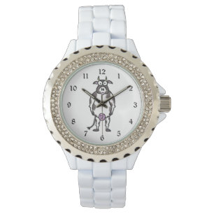 Cartoon Koe Horloge