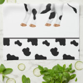 Cartoon Koe keukenhanddoek (Gevouwen)