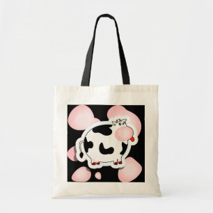 Cartoon koe, zak tote bag