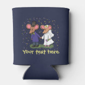 Cartoon koelbox voor cute mouse bruiloft blikjeskoeler (Achterkant)