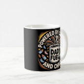 Cartoon Koffie Explosie Pap Brandstof Chaos Koffiemok (Voorkant rechts)
