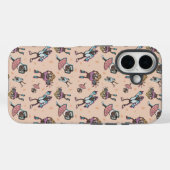 Cartoon koffieboon dansfeest Case-Mate iPhone case (Achterkant (horizontaal))