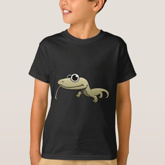 Cartoon Komodo Dragon T-shirt (Voorkant)
