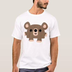 Cartoon Kortstondige Beer T-shirt