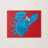 Cartoon krab legpuzzel (Horizontaal)
