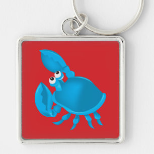 Cartoon krab sleutelhanger