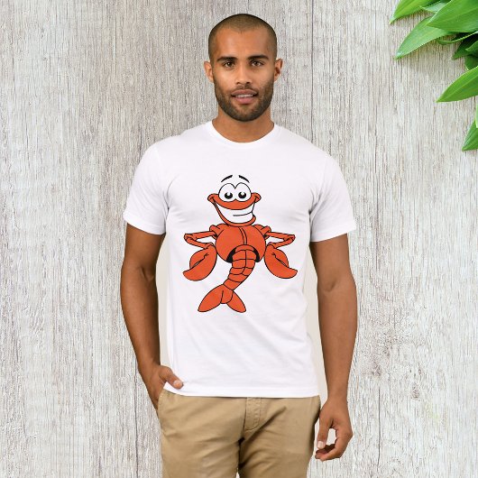 Cartoon kreeft Mannen T-shirt