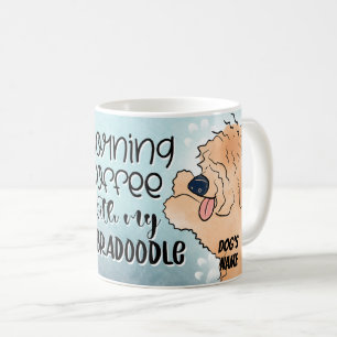 Cartoon Labradoodle Dog Pet Coffee Mok, Cup Koffiemok