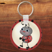Cartoon Ladybug-sleutelketen Sleutelhanger (Voorkant)